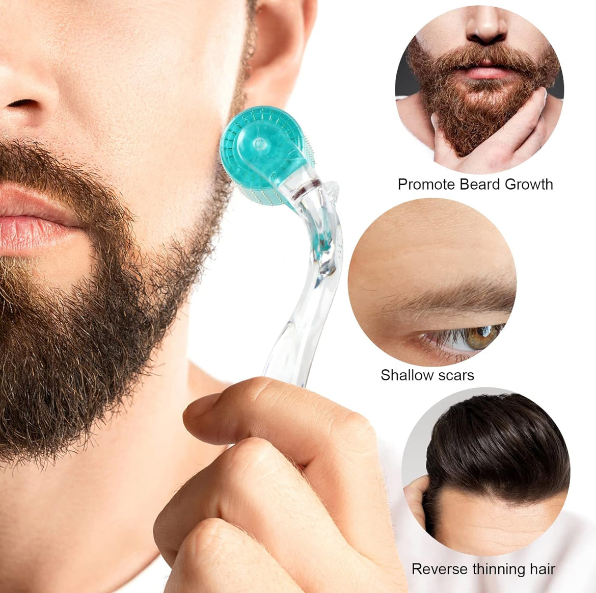Derma Roller pour la croissance des cheveux et de la peau