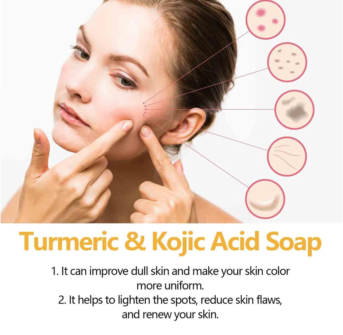 Turmeric Kojic Acid Soap - Imperfection / Hyperpigmentation