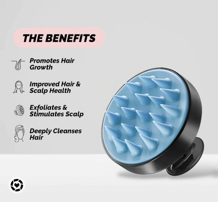 Silicone Brush Massage Scalp Hair Brush