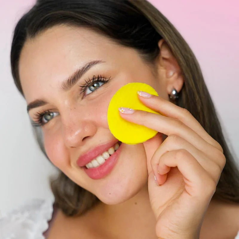 Coton au Curcuma et à l'Acide Kojique : Visage & Corps - 40 pièces