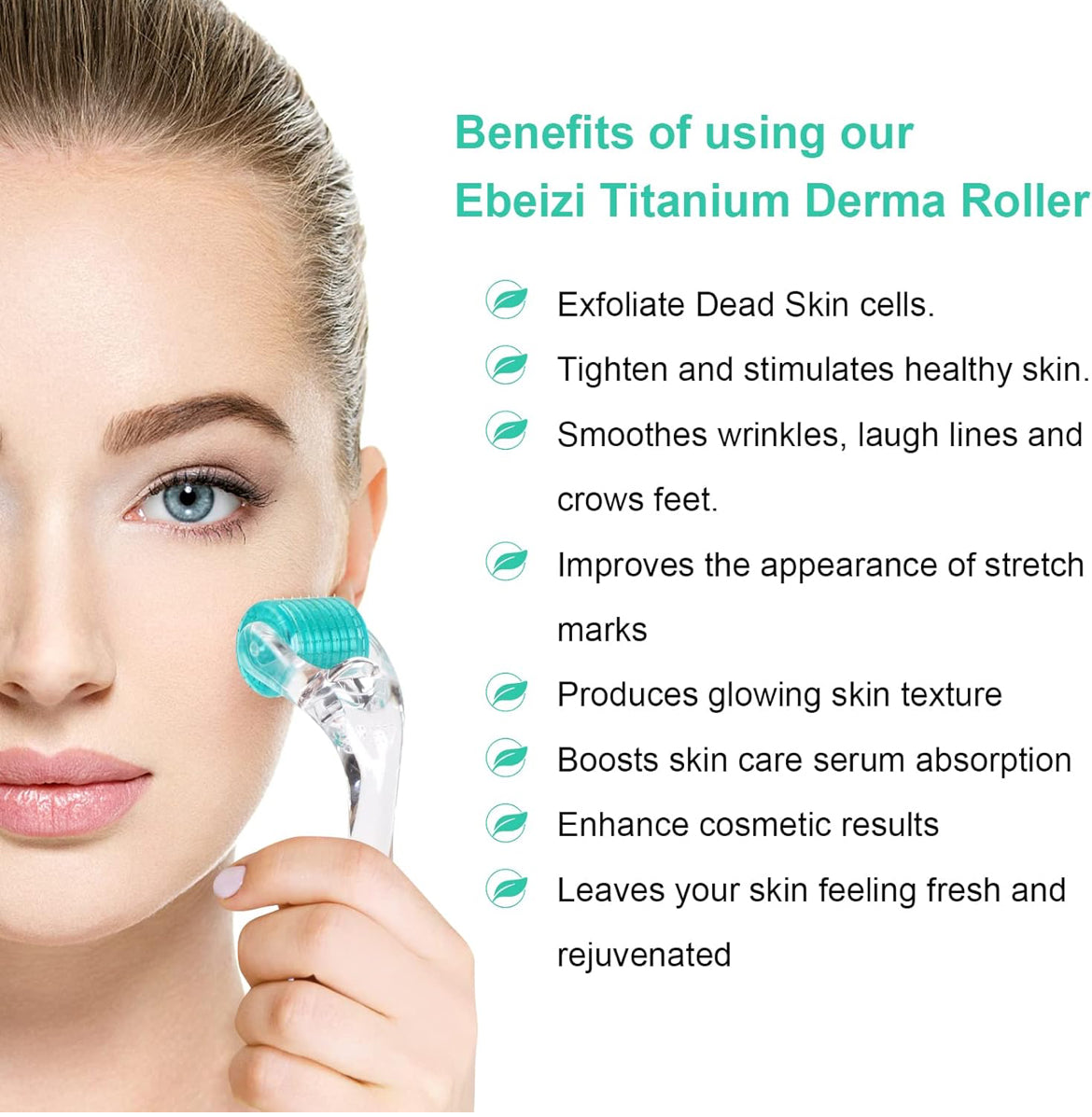 Derma Roller for Hair Growth and SkinCare Absorption Plus